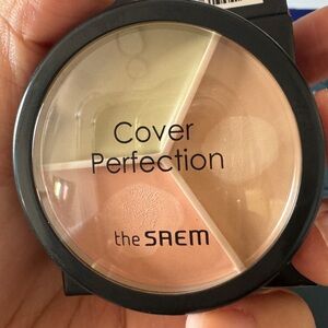 The Saem Cover Perfection Triple Concelear 01 Correct Beige